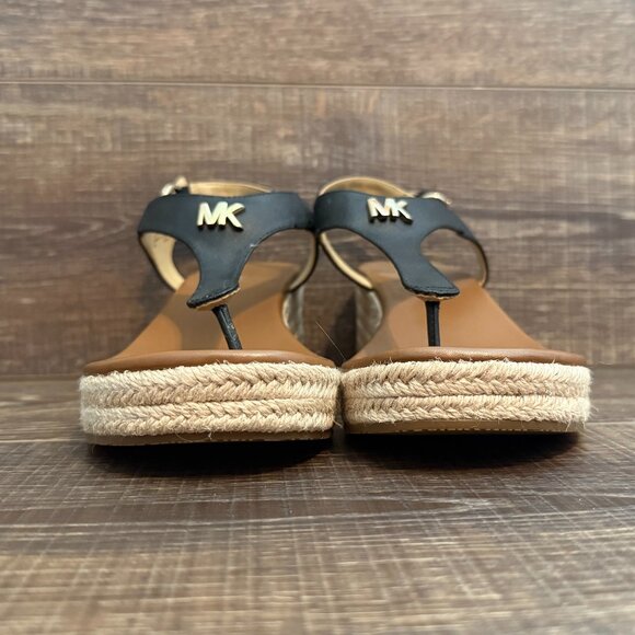 Michael Kors T-Strap Wedge Sandal - Size 8 - Picture 8 of 15